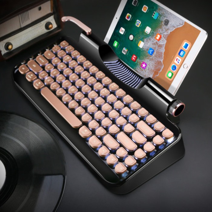 Retro mechanical keyboard as a corporate gift