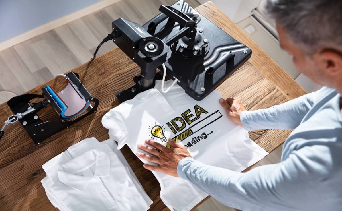 Sublimation printing onto fabric