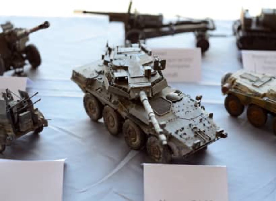 Scale models built in our model shop