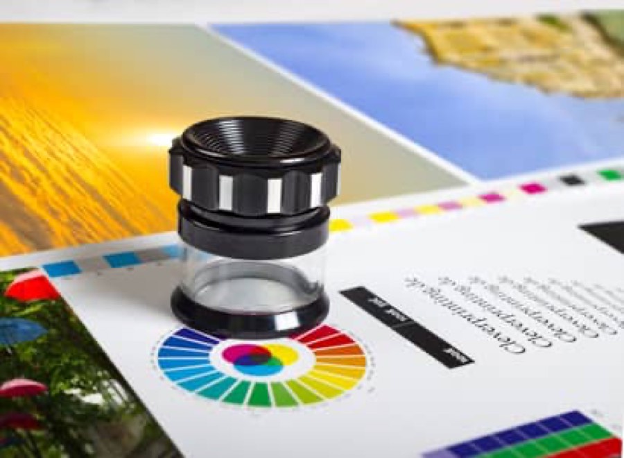 Colour proofing a printed sheet